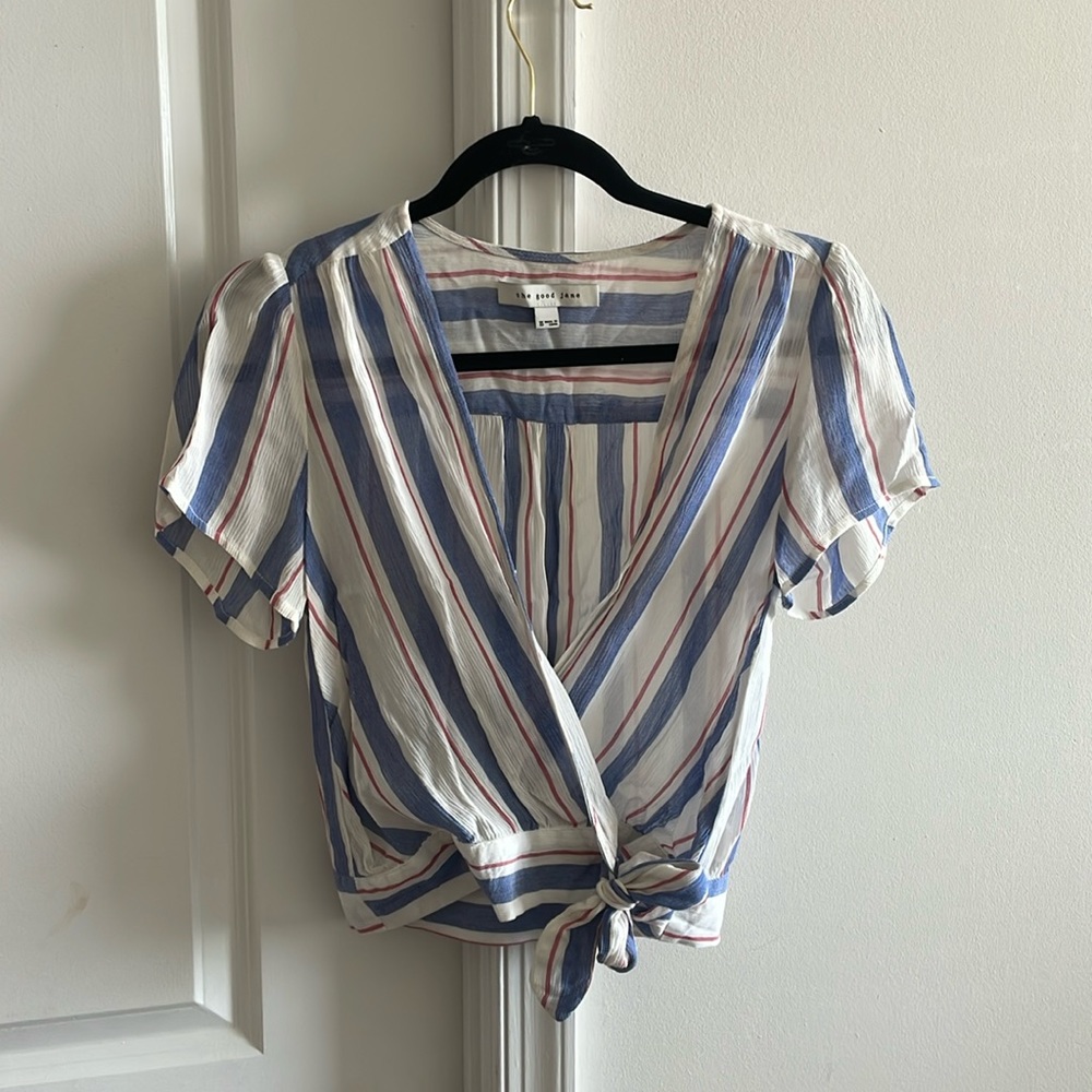 South Moon Under tie-front shirt